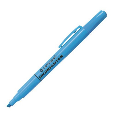 Zvýrazňovač Centropen 8722 modrý