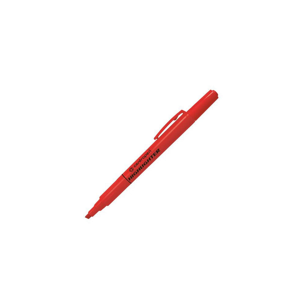 Zvýrazňovač Centropen 8722 červený Zvýrazňovač Centropen 8722 červený