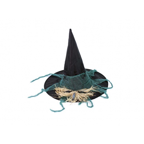 Čarodějnický klobouk s pavouky