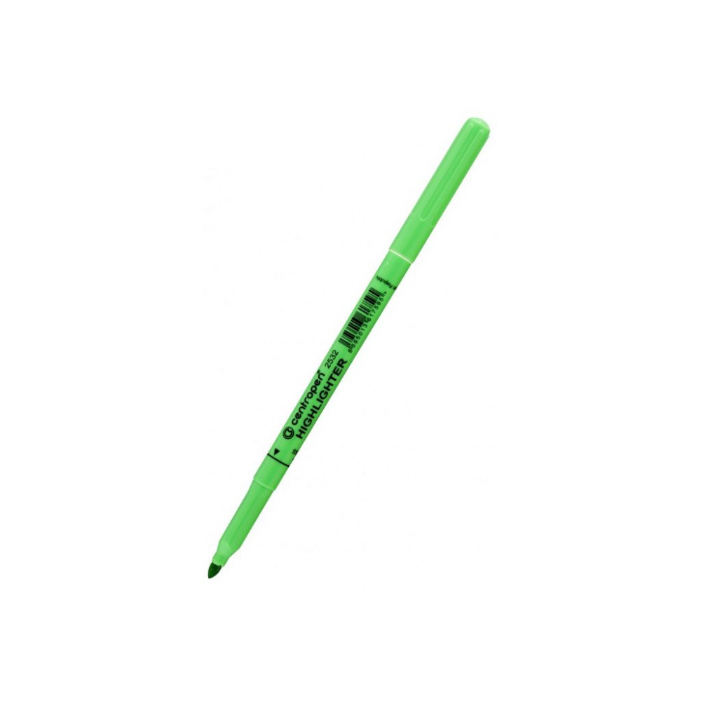 Zvýrazňovač Centropen 2532 zelený Zvýrazňovač Centropen 2532 zelený