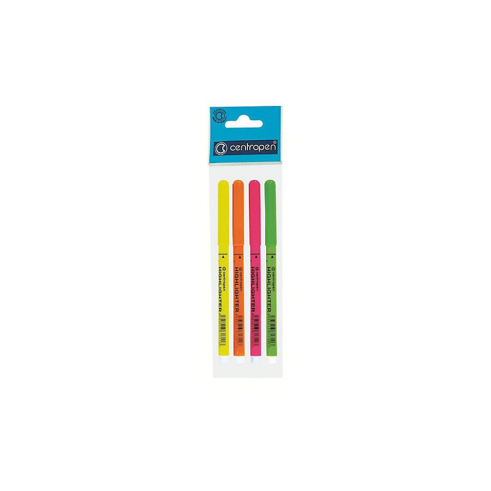 Zvýrazňovač Centropen 2532/4 sada Zvýrazňovač Centropen 2532/4 sada