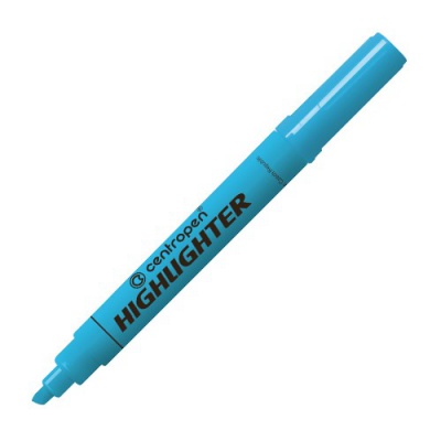 Zvýrazňovač Centropen 8552 modrý