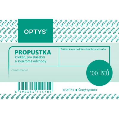 Propustka A7 Optys