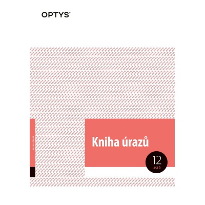 Kniha úrazů A4 Optys