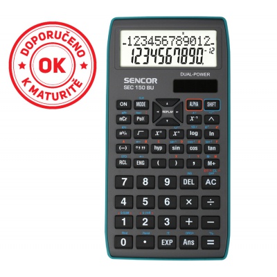 Kalkulačka vědecká Sencor SEC 150 BU