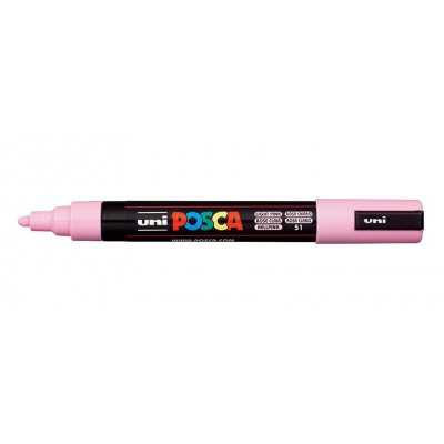 Popisovač Posca 5M světle růžový