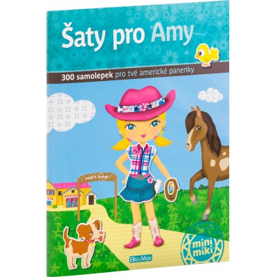 Kniha samolepek Šaty pro Amy