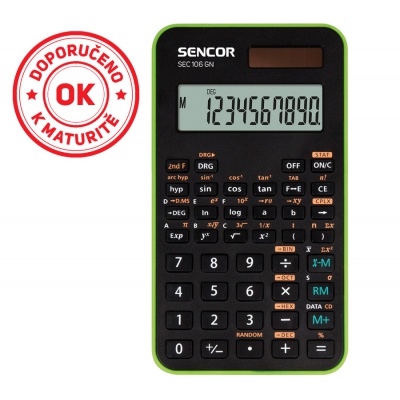 Kalkulačka vědecká Sencor SEC 106 GN