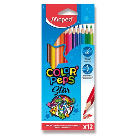 Pastelky Maped Color´Peps, 12ks