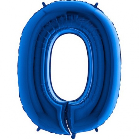 Balónek fóliový 102 cm č.0 modrý