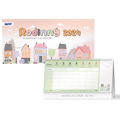 Kalendář 2024 stolní Rodinný
