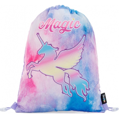 Školní batoh OXY GO Unicorn magic s flitry, set 3 ks