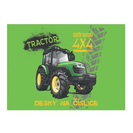 Desky na číslice Traktor