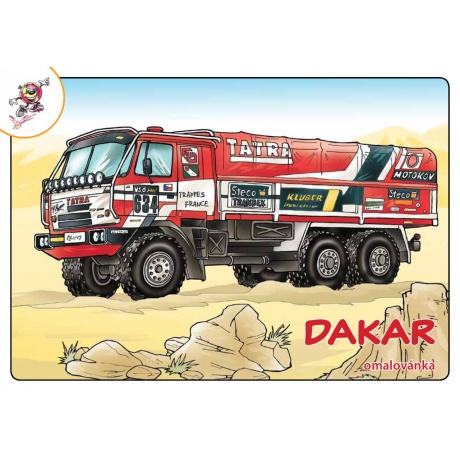 Omalovánky A5 Dakar