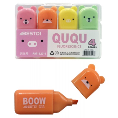 Zvýrazňovač mini sada 4ks