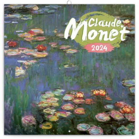 Nástěnný kalendář 2024 poznámkový Claude Monet