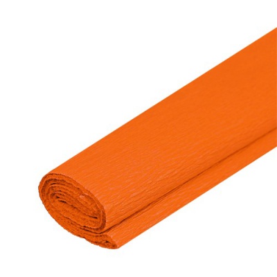 Krepový papír tmavě oranžový