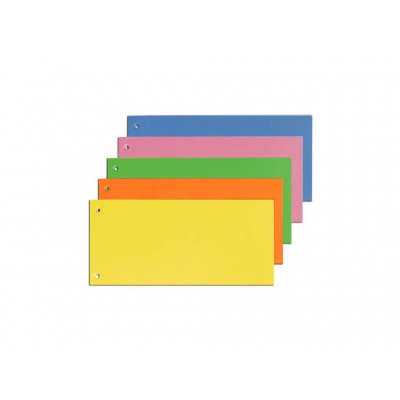 Rozlišovač kartonový DL mix barev, 100ks