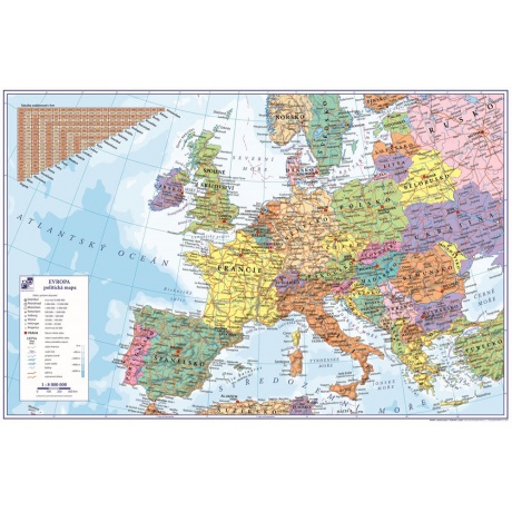 Podložka na stůl Mapa Evropa
