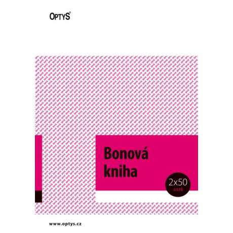Bonová kniha A4 Optys