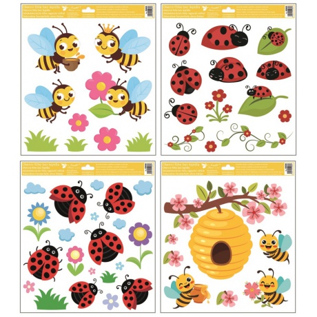 Okenní fólie Berušky a včelky