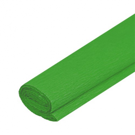 Krepový papír středně zelený