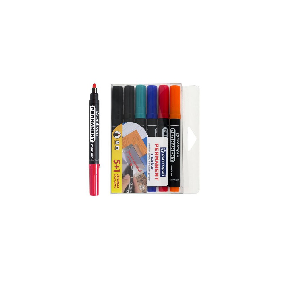 Popisovač Centropen 8566 sada 6 ks Popisovač Centropen 8566 sada 6 ks