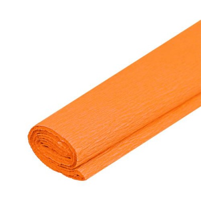 Krepový papír světle oranžový