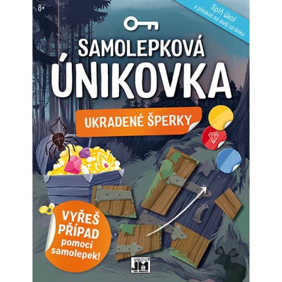 Samolepková únikovka Ukradené šperky