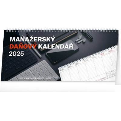 Kalendář 2025 stolní Manažerský daňový