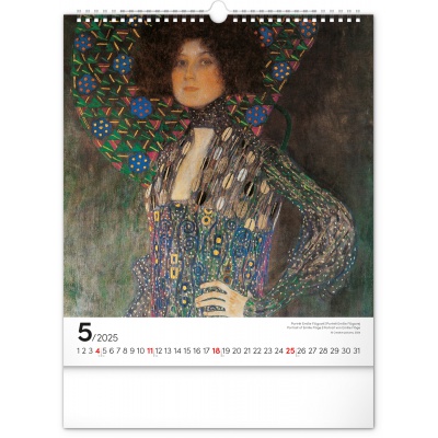 Nástěnný kalendář Gustav Klimt 2025