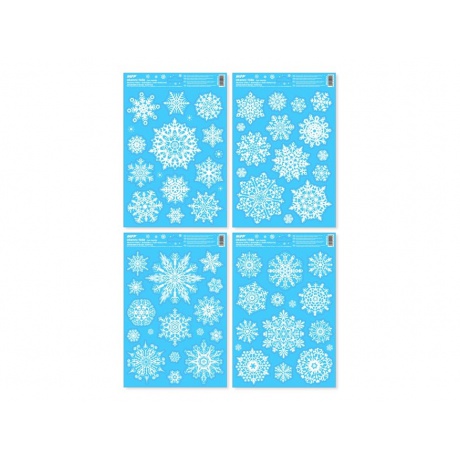 Okenní fólie vánoční vločky glitr