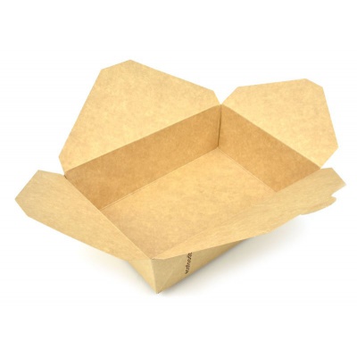 Menu box KRAFT 195x138mm, 1400ml, 50ks