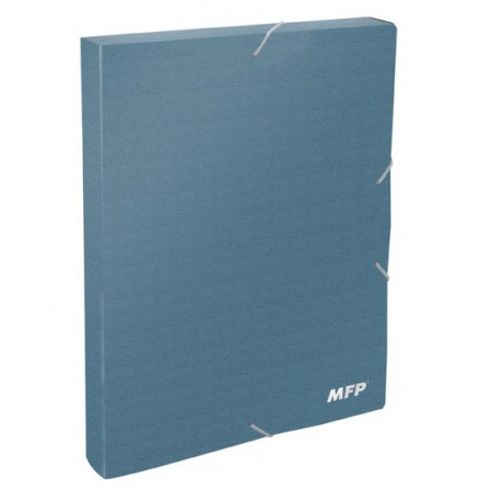 Box PP A4 s gumkou MFP modrý