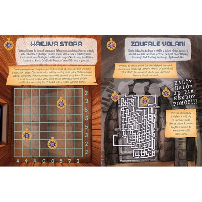 Samolepková únikovka Strašidelný hrad