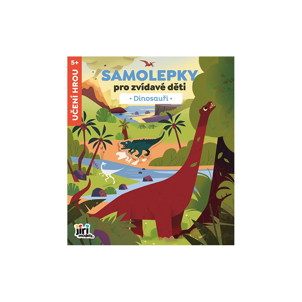 Samolepky pro zvídavé děti Dinosauři Samolepky pro zvídavé děti Dinosauři