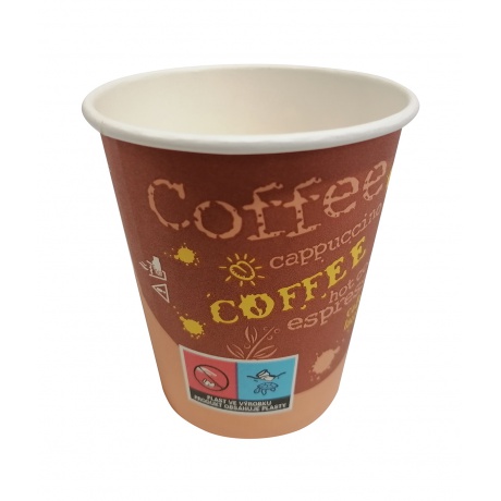 Papírový kelímek potisk 330ml (0,3l), 50ks