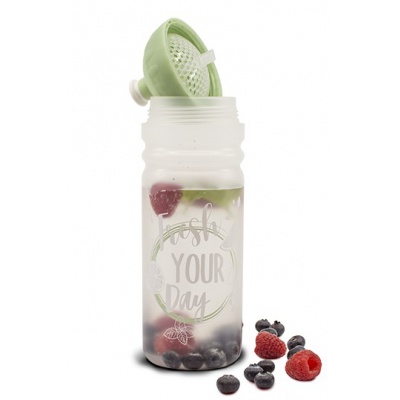 Zdravá láhev 700ml Fresh 2v1 olivová