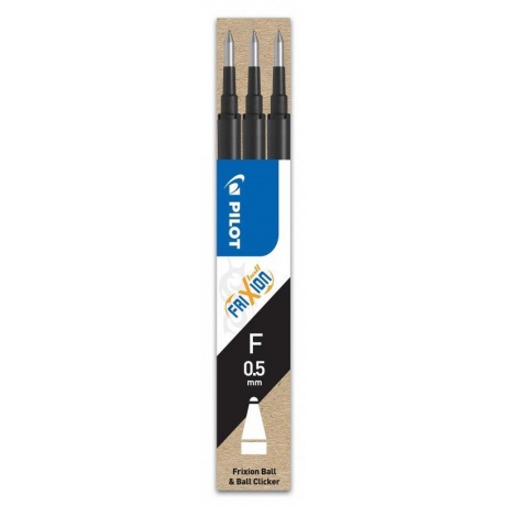 PILOT FriXion náplň 0.5 F černá, 3ks