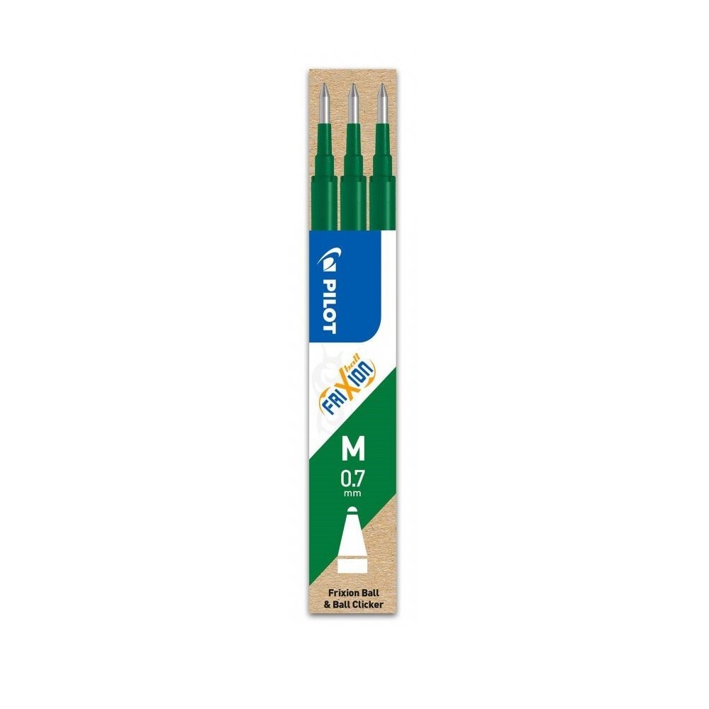 PILOT FriXion náplň 0.7 M zelená, 3ks PILOT FriXion náplň 0.7 M zelená, 3ks
