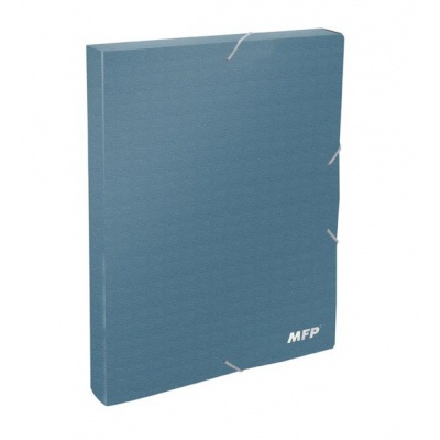 Box PP A4 s gumkou MFP modrý
