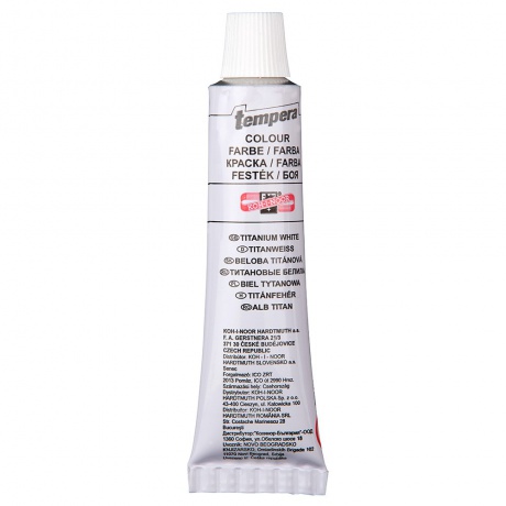 Tempera 16ml bílá Kohinoor