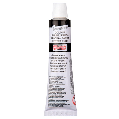 Tempera 16ml černá Kohinoor