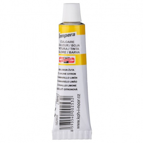 Tempera 16ml žlutá Kohinoor