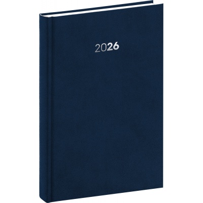 Diář 2026 Denní A5 Balakron modrý