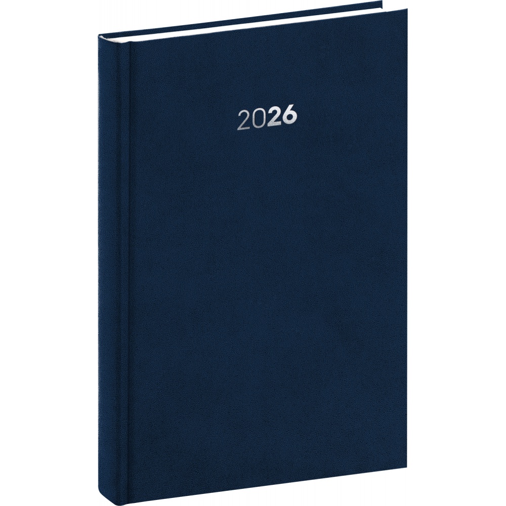 Diář 2026 Denní A5 Balakron modrý Diář 2026 Denní A5 Balakron modrý