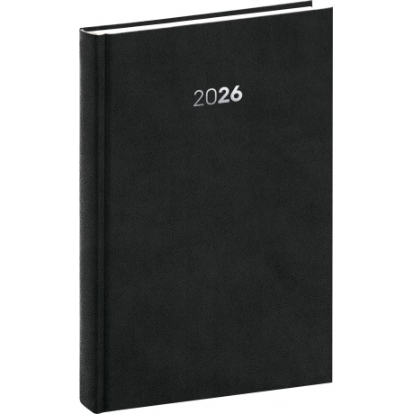 Diář 2026 Denní A5 Balakron černý