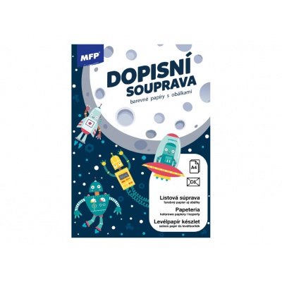 Dopisní papíry LUX Vesmír (10+5)