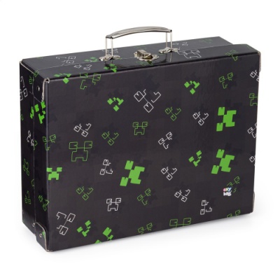 Kufřík lamino hranatý A4 Green cube