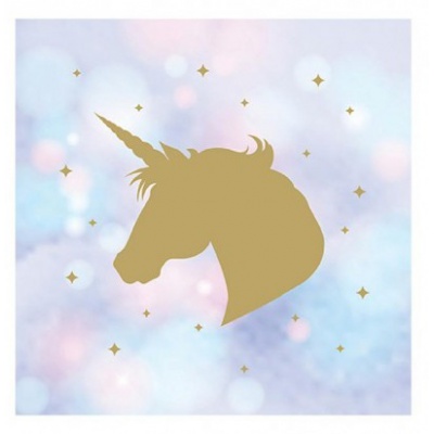 Ubrousky 3 vrstvé 33x33cm Unicorn, 20 ks